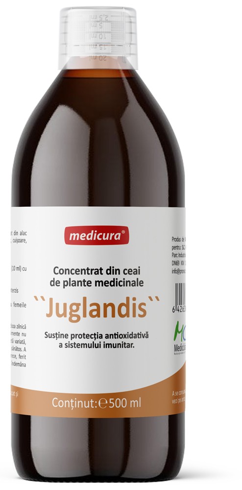 Oferte la Concentrat din plante medicinale Juglandis, Nuc-Cuisoare-Pelin 500ml Medicura