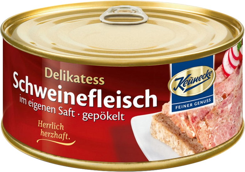Oferte la Carne de porc delicioasa in suc propriu, 300g Keunecke