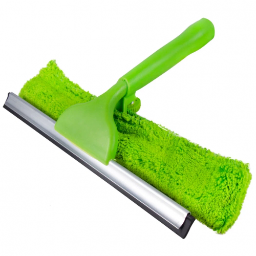 Oferte la Cleaner Geam Lamela Stergator Microfibra 2 in 1 Verde