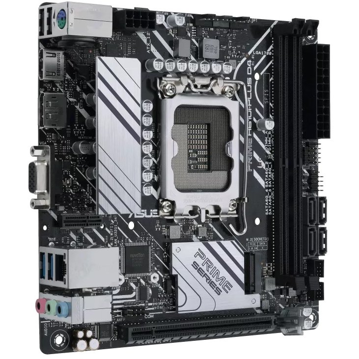 Oferte la Placa de Baza PRIME H610I-PLUS D4-CSM LGA1700 DDR4 PCIe 4.0 M.2 slot miniITX
