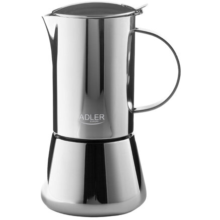 Oferte la Cafetiera Italiana AD 4417 Pentru Aragaz Espresso 620ml Otel Inoxidabil