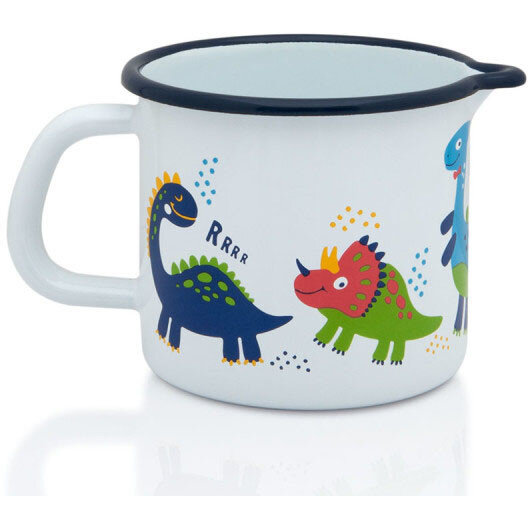 Oferte la Cana cu Cioc Dino 0.8L Metal Emailat Multicolor