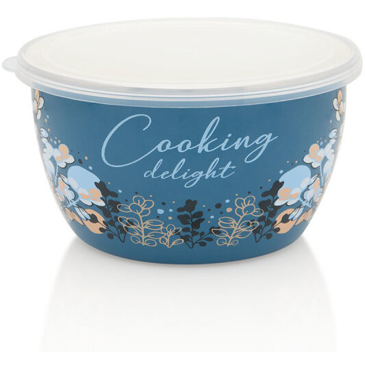 Oferte la Bol cu Capac Cooking Delight Capacitate 1.7L Diametru 16CM Albastru