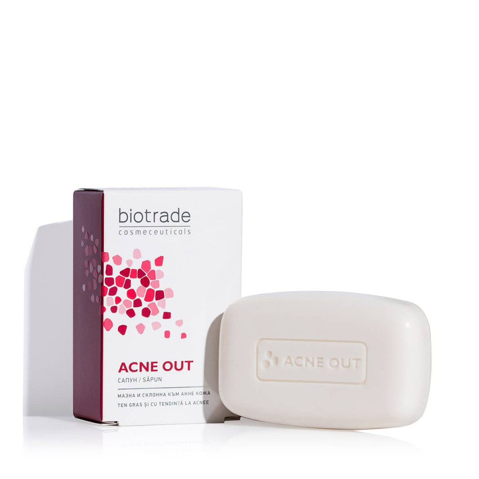 Oferte la Sapun pentru tenul gras si predispus la acnee Biotrade Acne Out Soap, 100 g