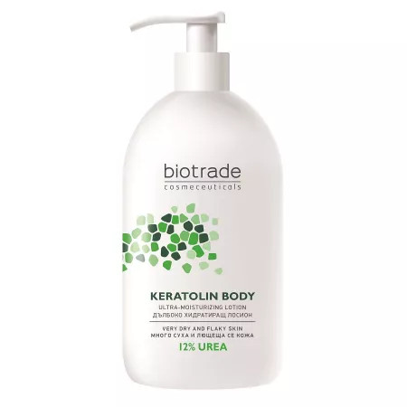 Oferte la Lotiune de corp cu 12% uree pentru piele foarte uscata Biotrade Keratolin Body, 400 ml