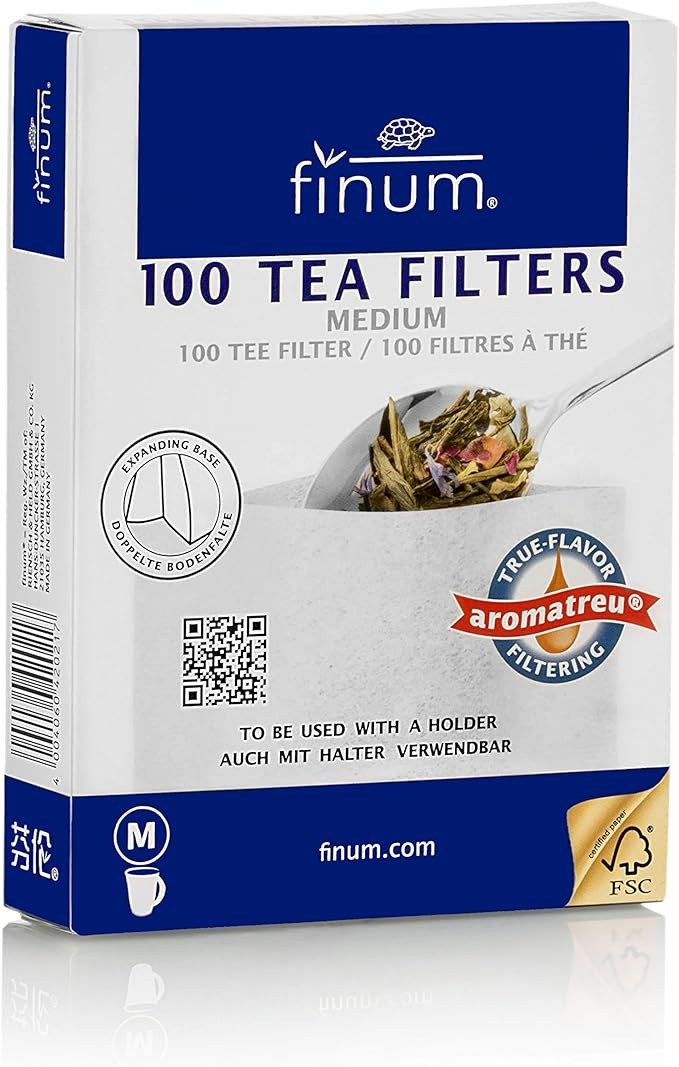 Oferte la Filtre pentru ceai, marimea M, albe, 100 buc, Finum