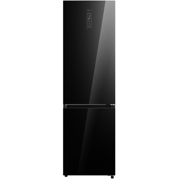 Oferte la Combina Frigorifica RC3800FMB 378L Clasa E Total No Frost Display Led H201Cm Sticla Negru