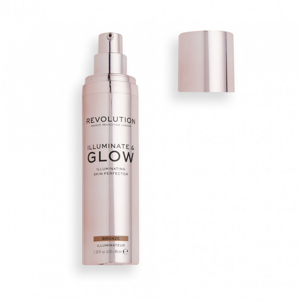 Oferte la Makeup Revolution Glow & lluminate, Iluminator lichid (Gramaj: 40 ml, Concentratie: Iluminator, Culoare produse: Bronze)