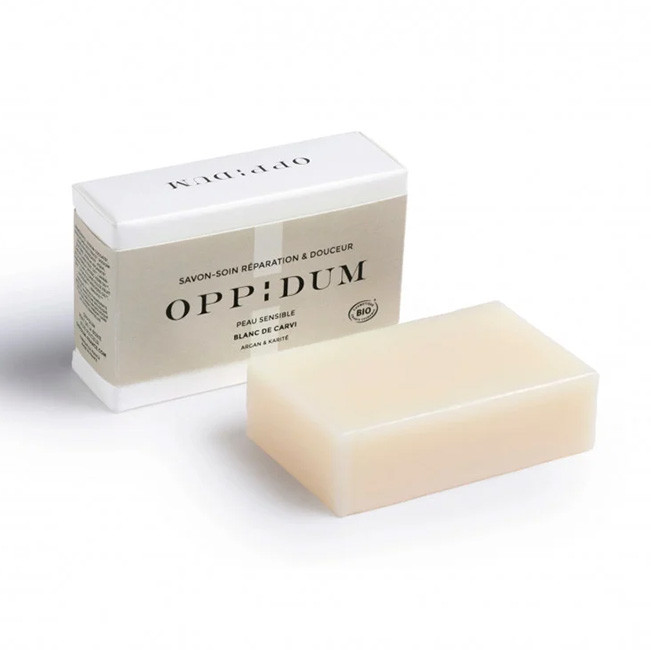 Oferte la Sapun de ingrijire pentru fata si corp, piele sensibila, Oppidum Blanc de Carvi, 100 g