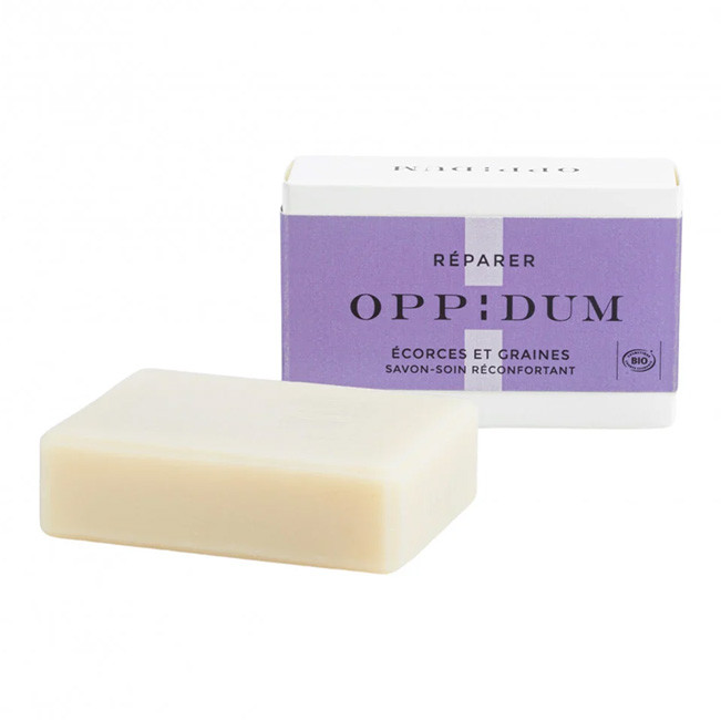 Oferte la Sapun de ingrijire pentru fata si corp, piele normala si echilibrata, Oppidum Ecorces & Graines, 100 g