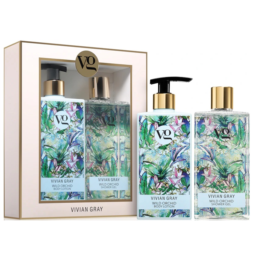 Oferte la Set cadou Vivian Gray Wild Orhid Lotiune de corp, 350 ml + Gel de dus, 350 ml