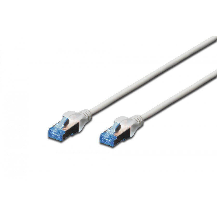 Oferte la Cablu patch cord FTP DIGITUS Premium CAT 5e, lungime 1m, culoare gri