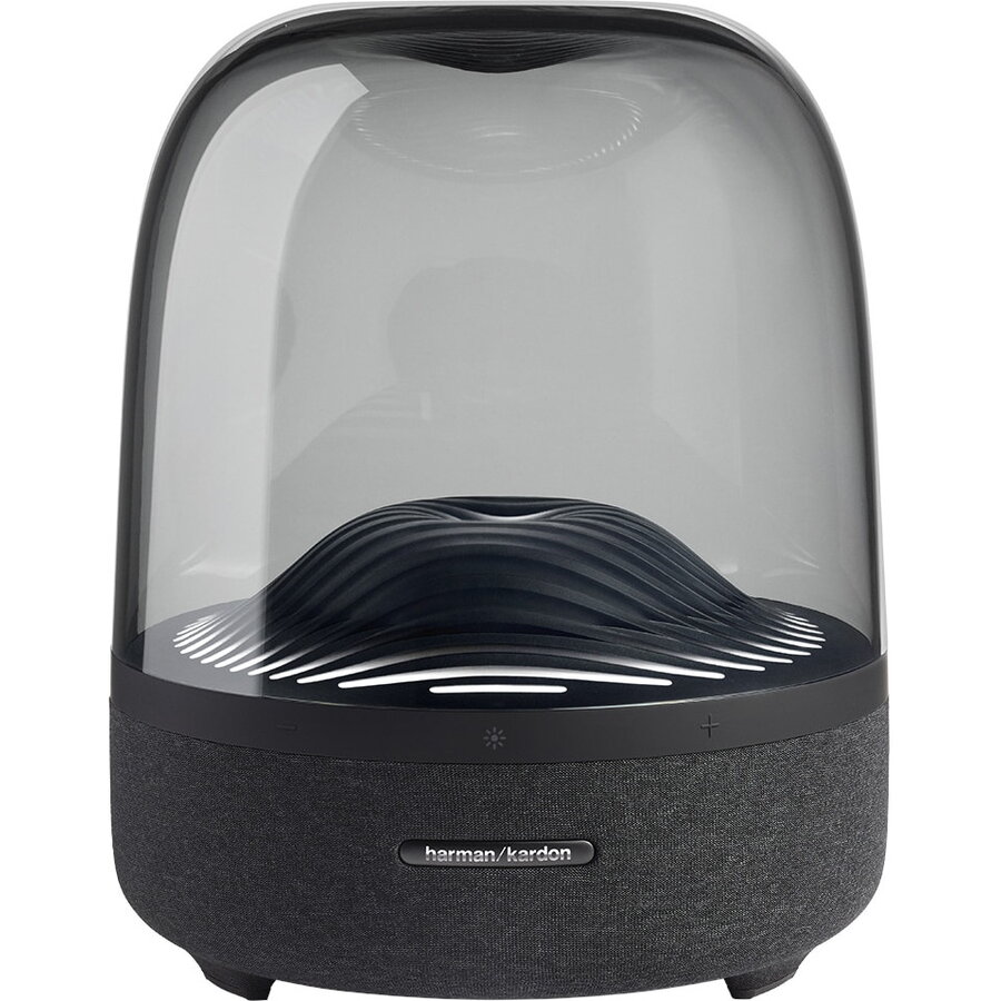 Oferte la Sistem audio Harman Kardon Aura Studio 3, Bluetooth, Sunet 360 grade, Lumina ambientala, 130W RMS, Negru