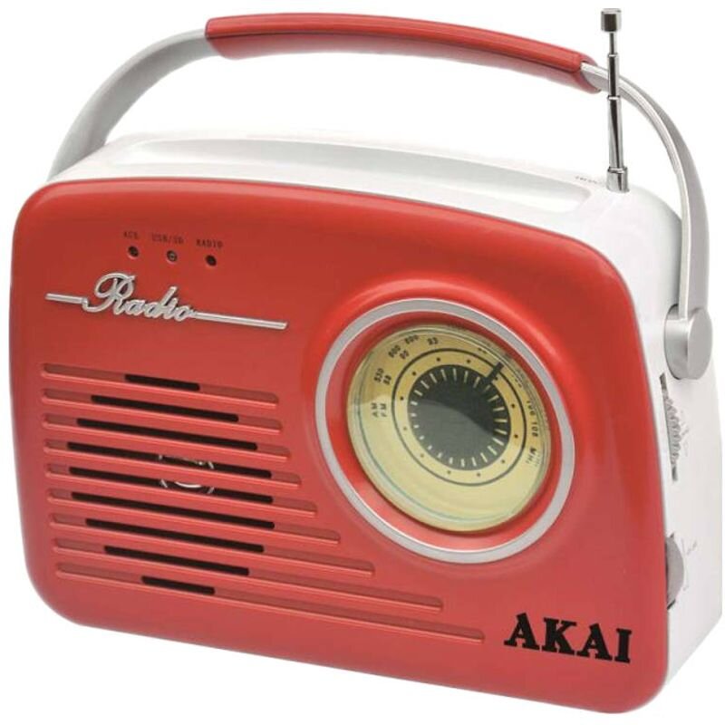 Oferte la Radio Akai APR-11R, USB, SD card, Rosu