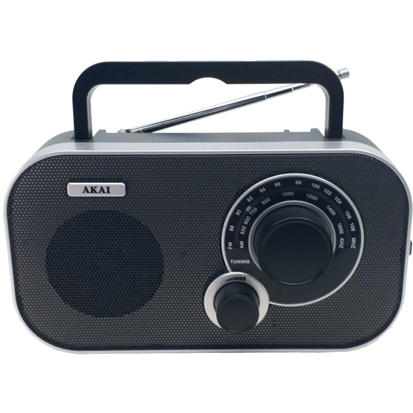 Oferte la Radio analog FM / AM portabil Akai APR-5112, alimentare retea sau baterii, Aux in, jack casti, antena telescopica