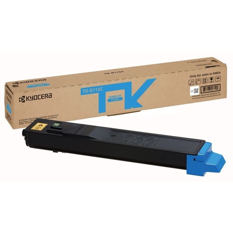 Oferte la CARTUS TONER CYAN TK-8115C 6K ORIGINAL KYOCERA M8124CIDN