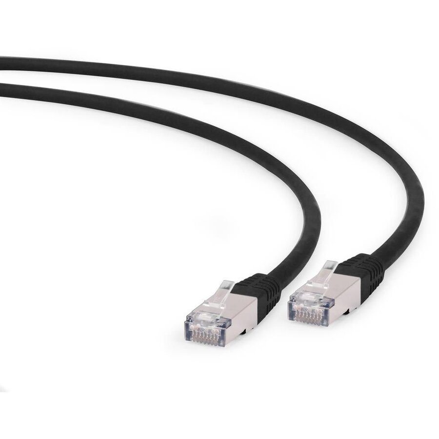 Oferte la GEMBIRD PP6A-LSZHCU-BK-5M Gembird patchcord RJ45, cat. 6A,SFTP, LSZH, 5m, black