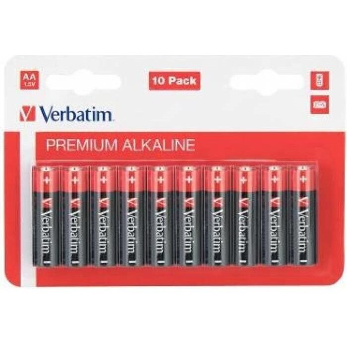 Oferte la BATERIE VERBATIM  AA (R6), 1.5V alcalina, 10 buc., 49875