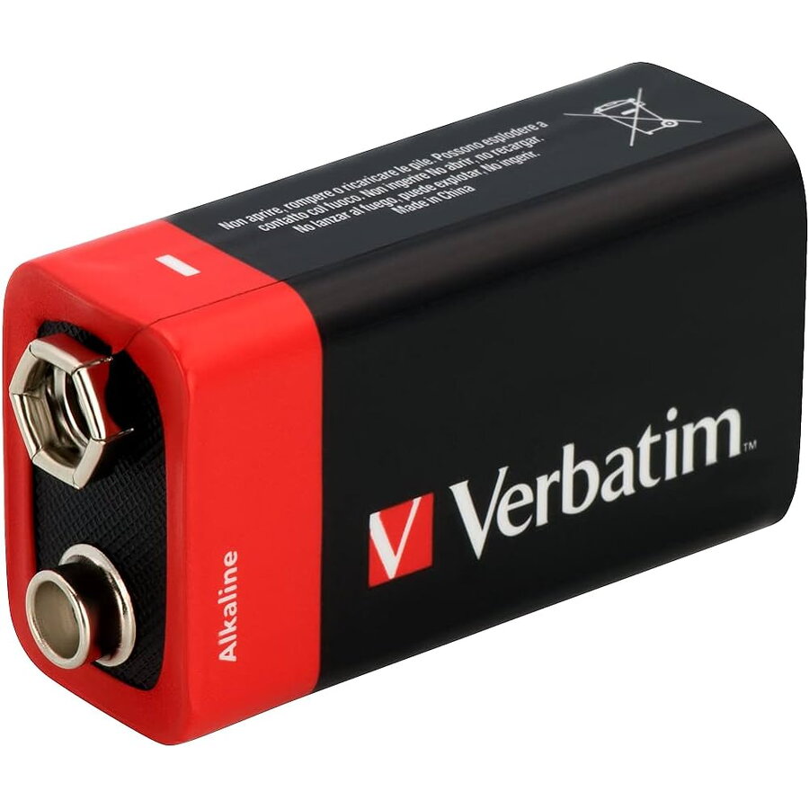Oferte la BATERIE VERBATIM 9V (9V), alcalina, 1 buc., 49924
