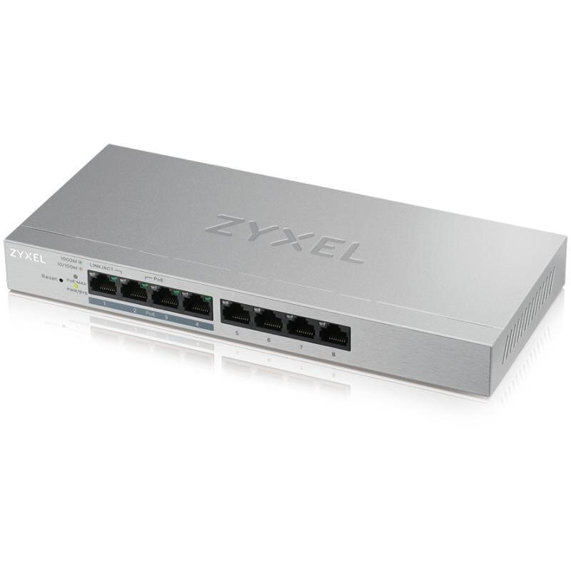 Oferte la Switch ZyXEL GS1200-8HPV2-EU010, 8 Porturi, Gigabit, 4 x PoE