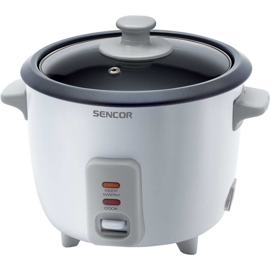 Oferte la Aparat pentru preparat orez Sencor SRM 0600WH, 300 W, 0.6 l, Alb
