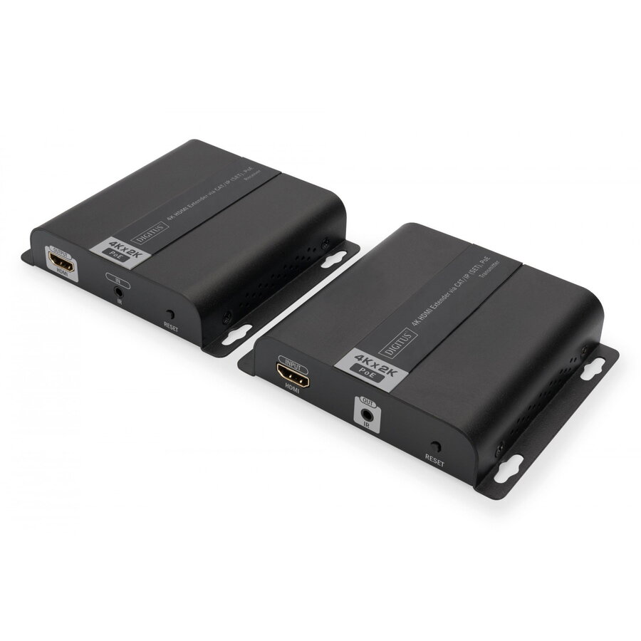 Oferte la Digitus 4K HDMI Extender via CAT/IP (Set), PoE , Emitator & receiver AV 3840 x 2160 Pixel Negru