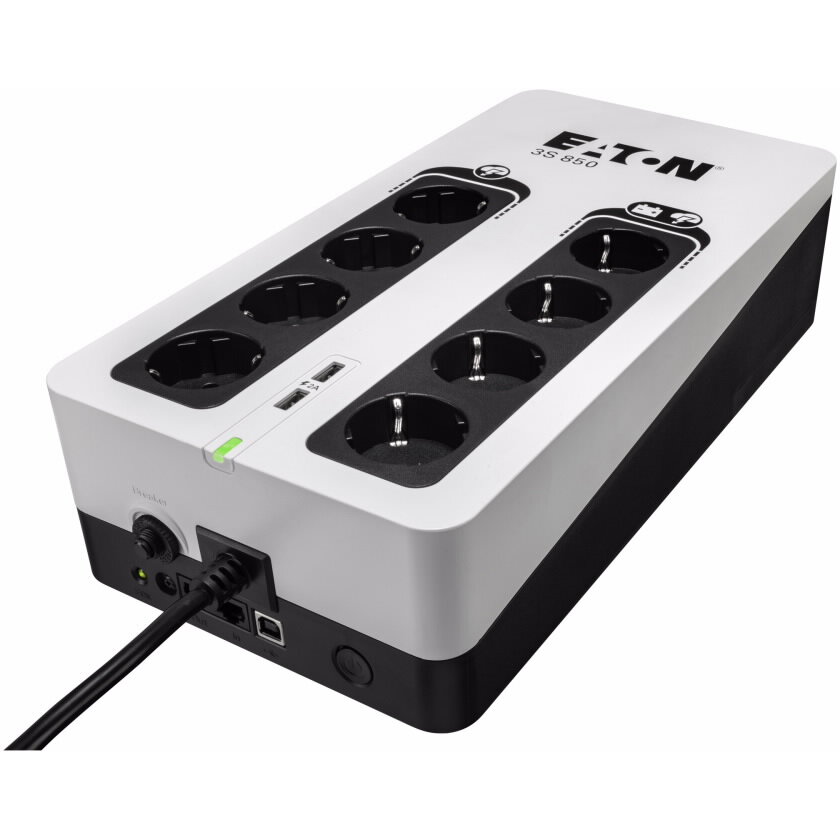 Oferte la UPS Eaton 3S850D USV 850 VA 510W USB Port White Black