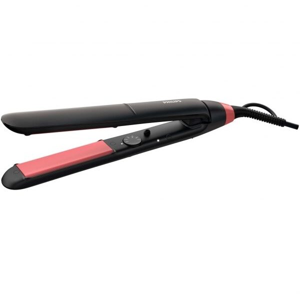 Oferte la Placa de par Philips StraighCare Essential BHS376/00, tehnologie ThermoProtect, placi cu infuzie de cheratina, Negru