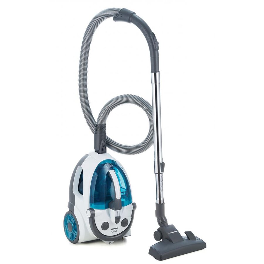Oferte la Aspirator fara sac Heinner SeaShade HVC-V800WBL, 800W, putere absorbtie: >170W, 2L, tija telescopica din metal, accesorii 2 in 1, perie canapea, alb/albastru