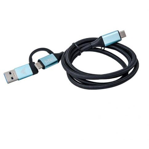 Oferte la Cablu de date i-tec USB-C - USB-C + USB-A, 1m, Negru-Albastru