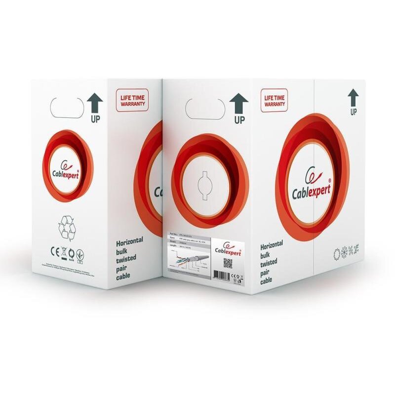 Oferte la Cablu FTP Gembird FPC-5004E-SOL, CAT.5e, 305m (Gri)