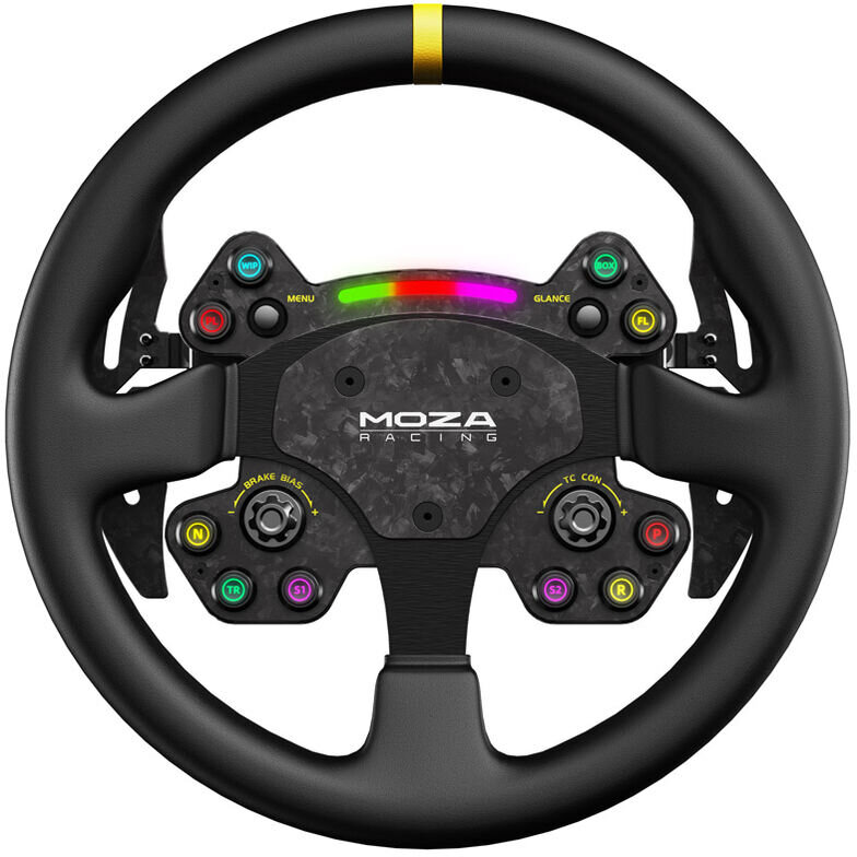 Oferte la Volan Pentru Simulatoare De Curse RS V2 Rotund 33Cm Negru
