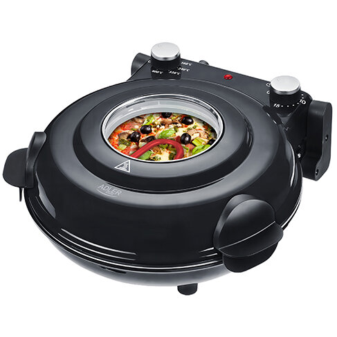 Oferte la Cuptor Electric pentru Pizza AD6314  Piatra Ceramica 1200W Negru