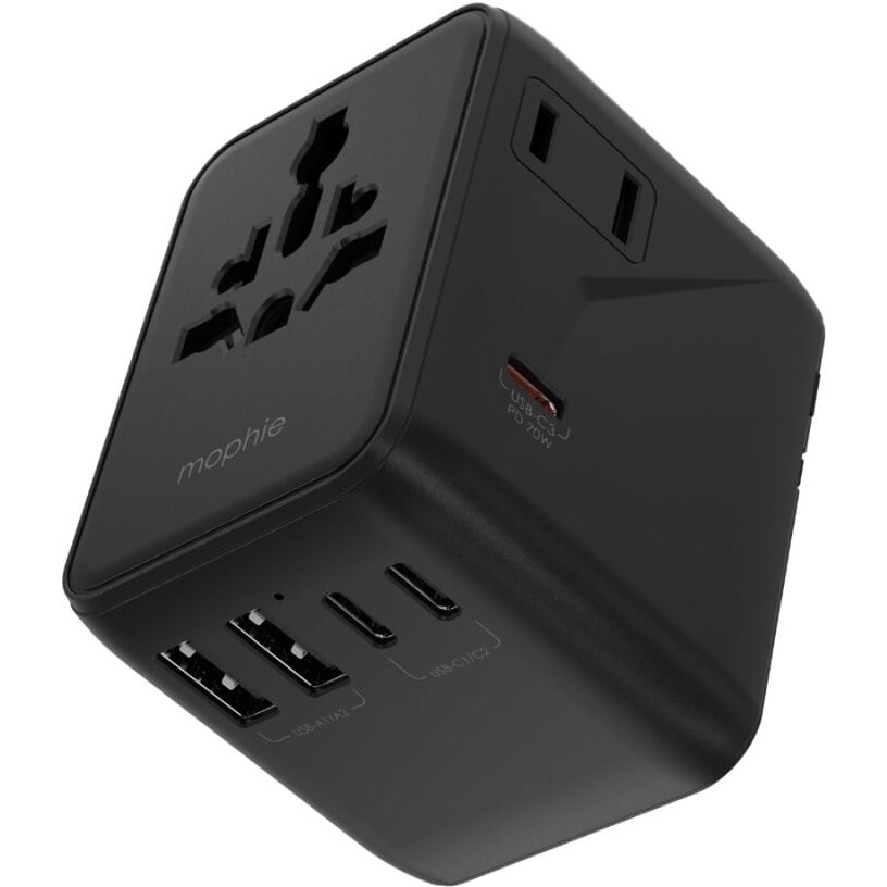 Oferte la Incarcator Retea Essential 70W GaN 5 Porturi + AC Travel Adapter Negru