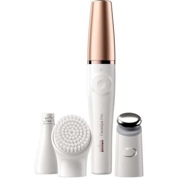 Epilator facial Braun 911 Face, Reincarcabil (Alb/Auriu)
