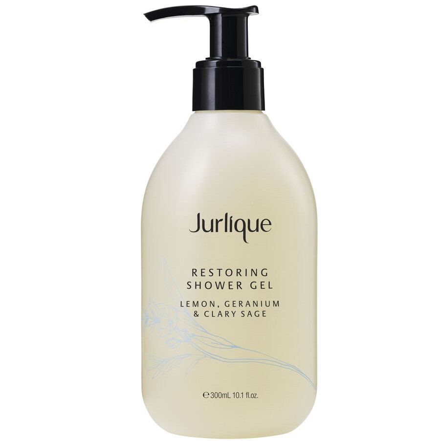 Oferte la Gel de dus Jurlique Restoring Lemon, Geranium & Clary Sage, 300ml