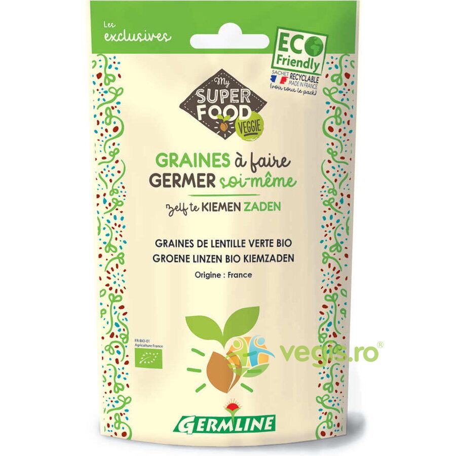 Oferte la Seminte de Linte Verde pentru Germinat Ecologice/Bio 150g