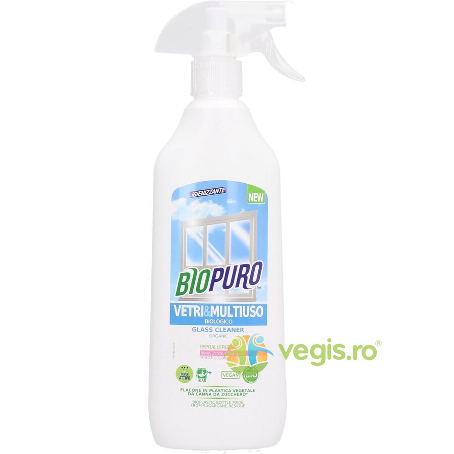 Oferte la Solutie Hipoalergenica pentru Geamuri si Alte Suprafete Ecologica/Bio 500ml