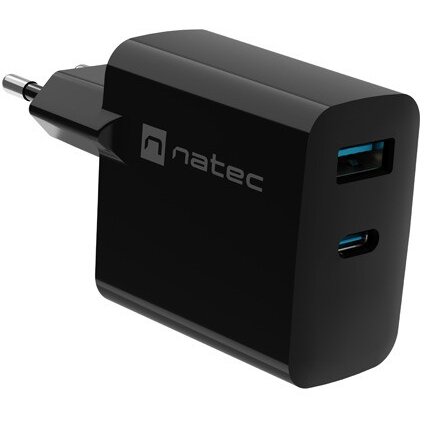 Oferte la Incarcator Retea Ribera GaN 45W USB-A USB-C  Negru