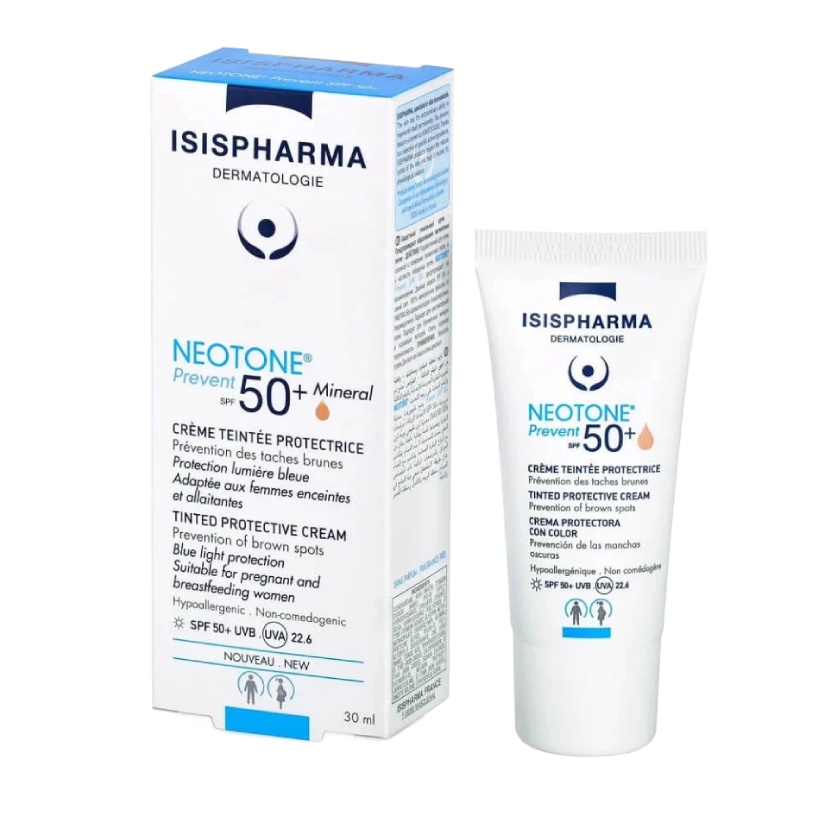 Oferte la Crema depigmentanta nuantatoare SPF50+ Medium Neotone Radiance Isispharm, 30 ml