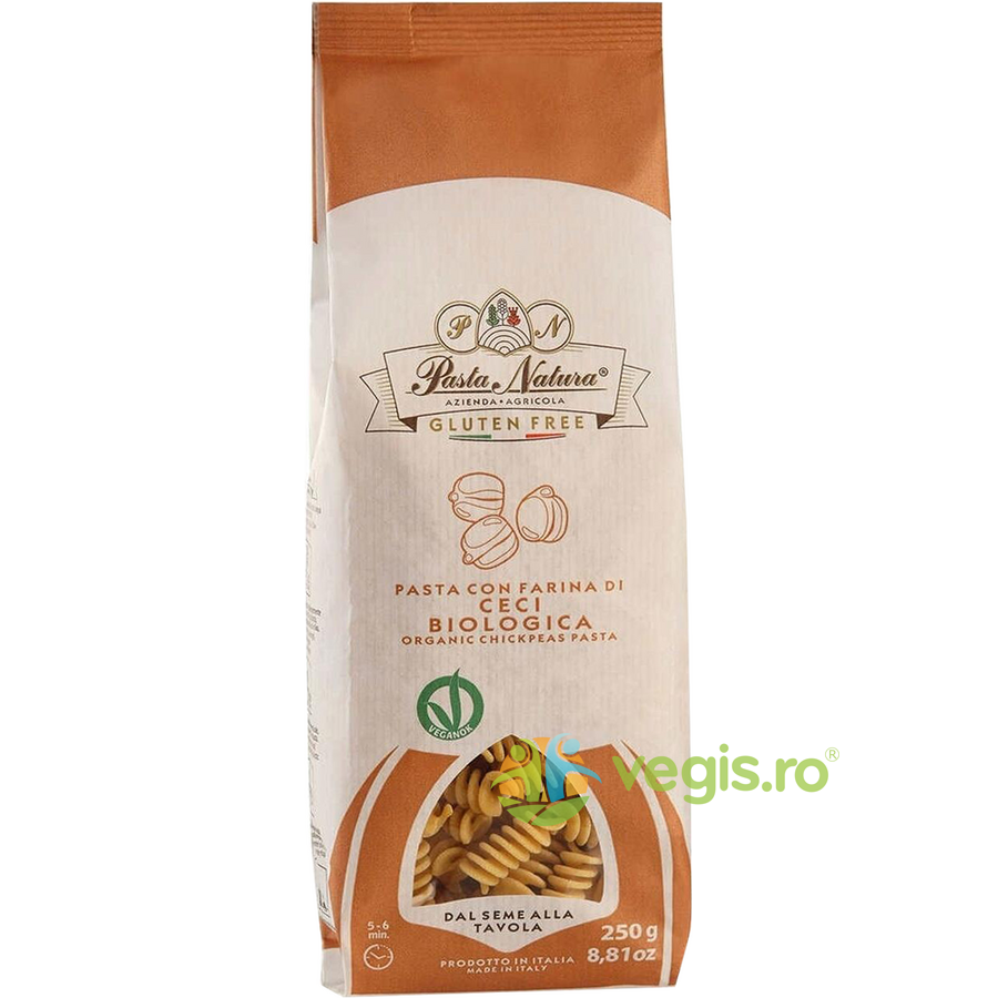 Oferte la Fusilli cu Naut fara Gluten Ecologice/Bio 250g