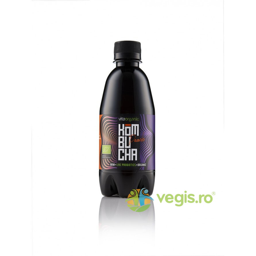 Oferte la Kombucha cu Piersici Raw Ecologica/Bio 330ml
