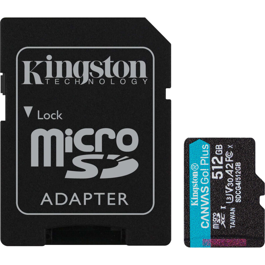 Card de Memorie 512GB microSDXC Clasa 10 + Adaptor SD