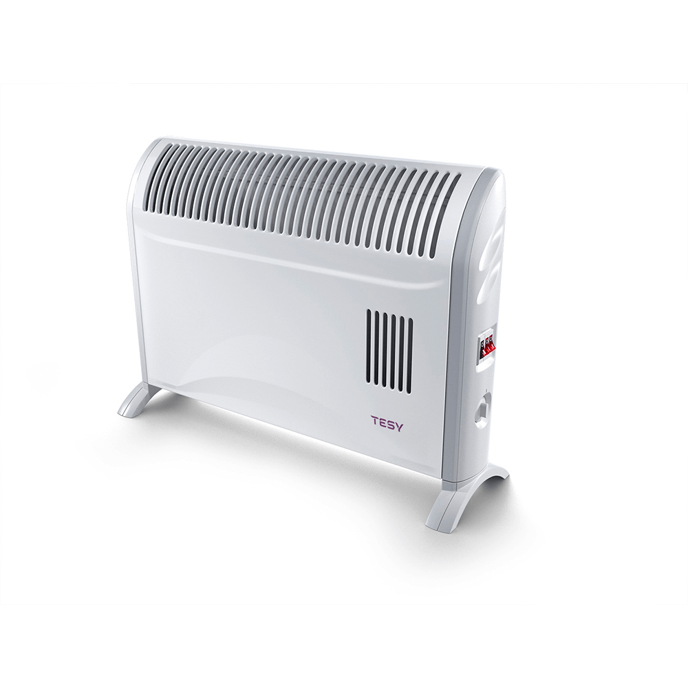Oferte la Convector electric de pardoseala Tesy CN 204 ZF, 2000 W, 60 x 18 x 43 cm, 3 trepte de putere, aeroterma incorporata