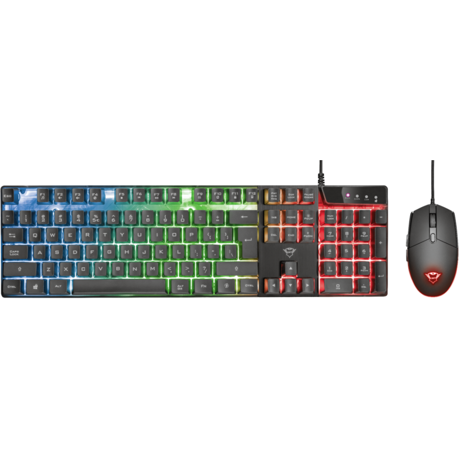 Oferte la Kit Tastatura si Mouse Trust GXT 838 Azor, Iluminat (Negru)