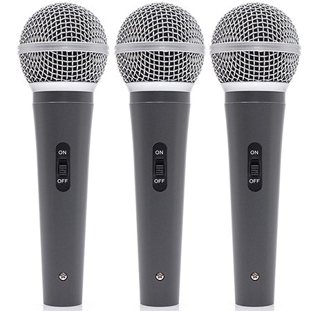 Oferte la Set 3 microfoane mana + 3 bucati nuca microfon BoomTone DJ MIC 300