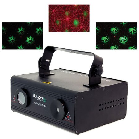 Laser 150MW Red + 60MW Green DMX Graphic Negru