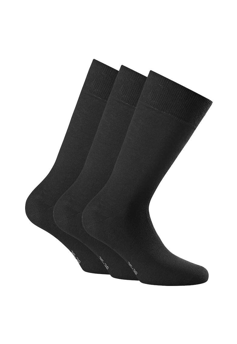 Oferte la Set de sosete unisex lungi - 3 perechi - Negru
