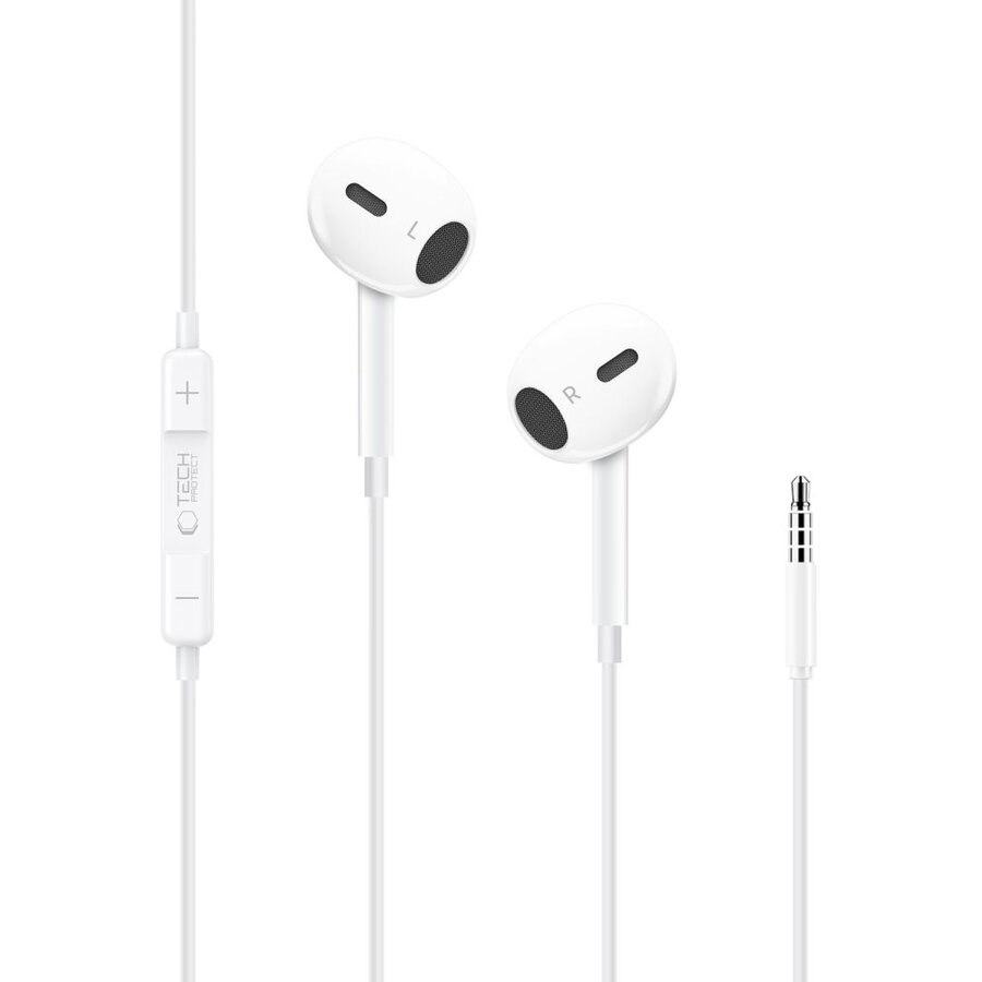 Casti Ultraboost Core G2, In-ear, Control pe fir,  Jack 3.5 mm, Lungime cablu 1.2m, Alb