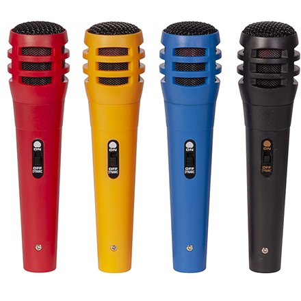 Set 4 Microfoane Diverse Culori